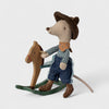 Cowboy Mouse on Rocking Horse | Little Brother